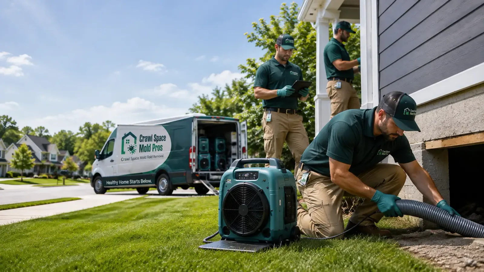 Crawl Space Mold Removal in Norvelt, PA